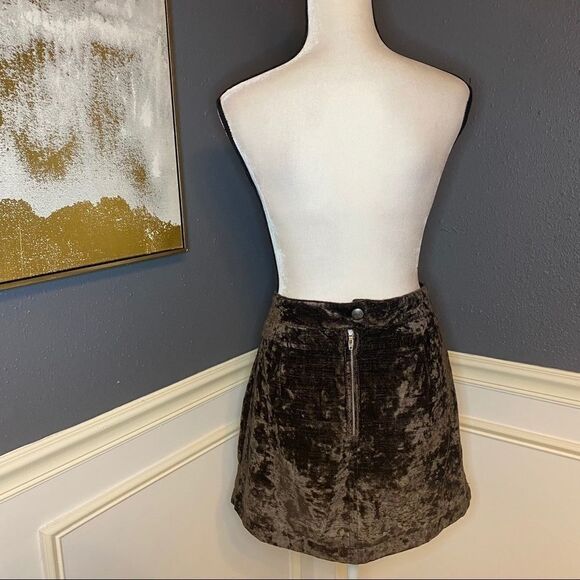 Free People Dust To Dust Velvet Skirt - Picture 9 of 11